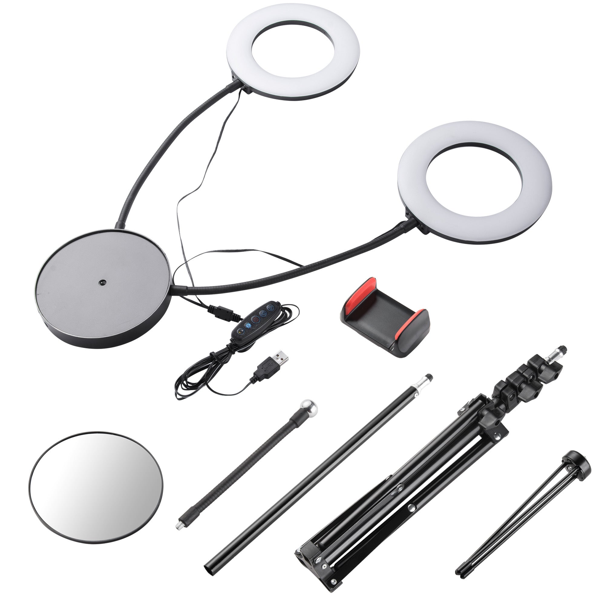 7in RGB Dual Ring Light