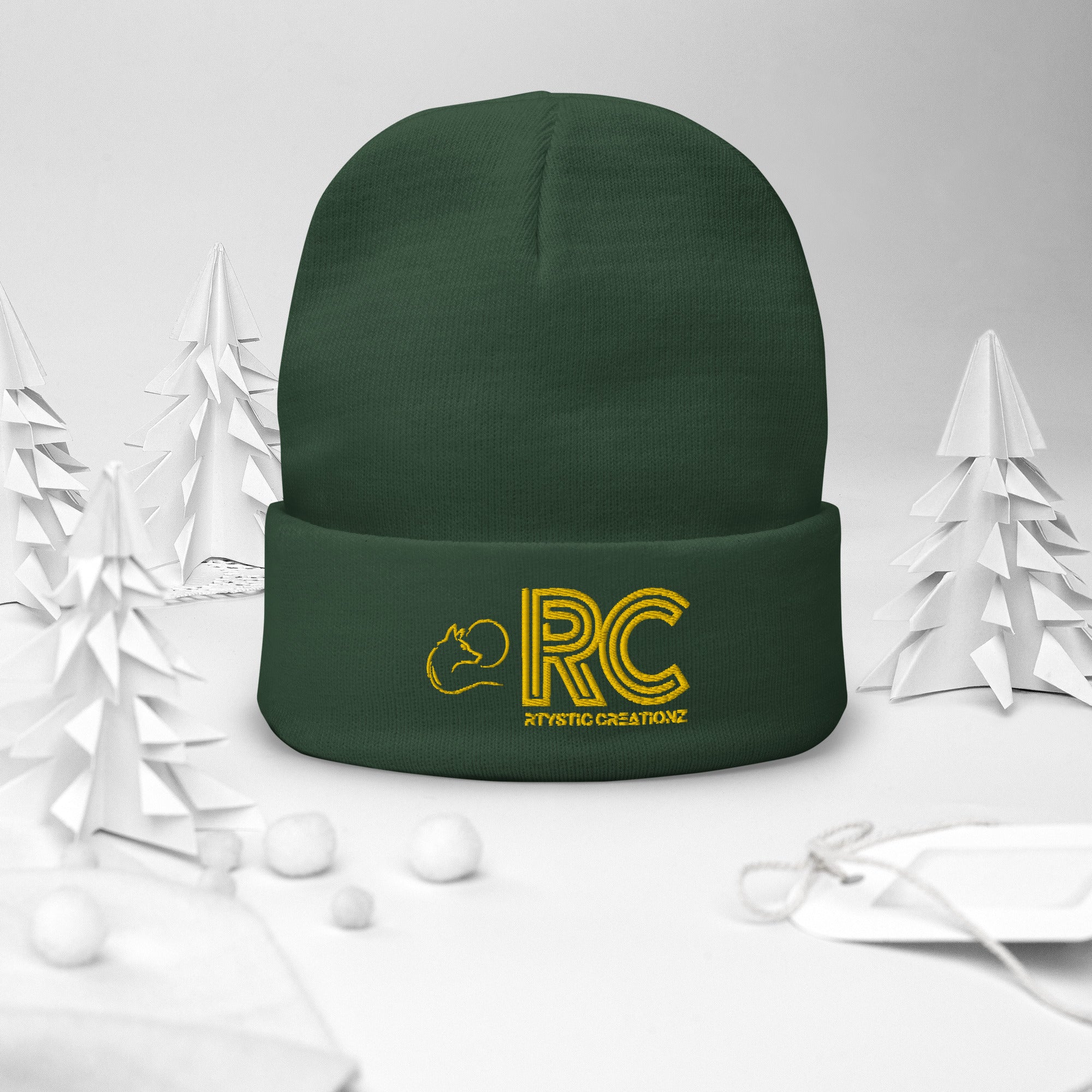 Embroidered Beanie